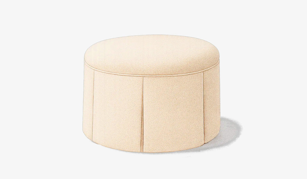 Flute Ottoman - HENDRICKS