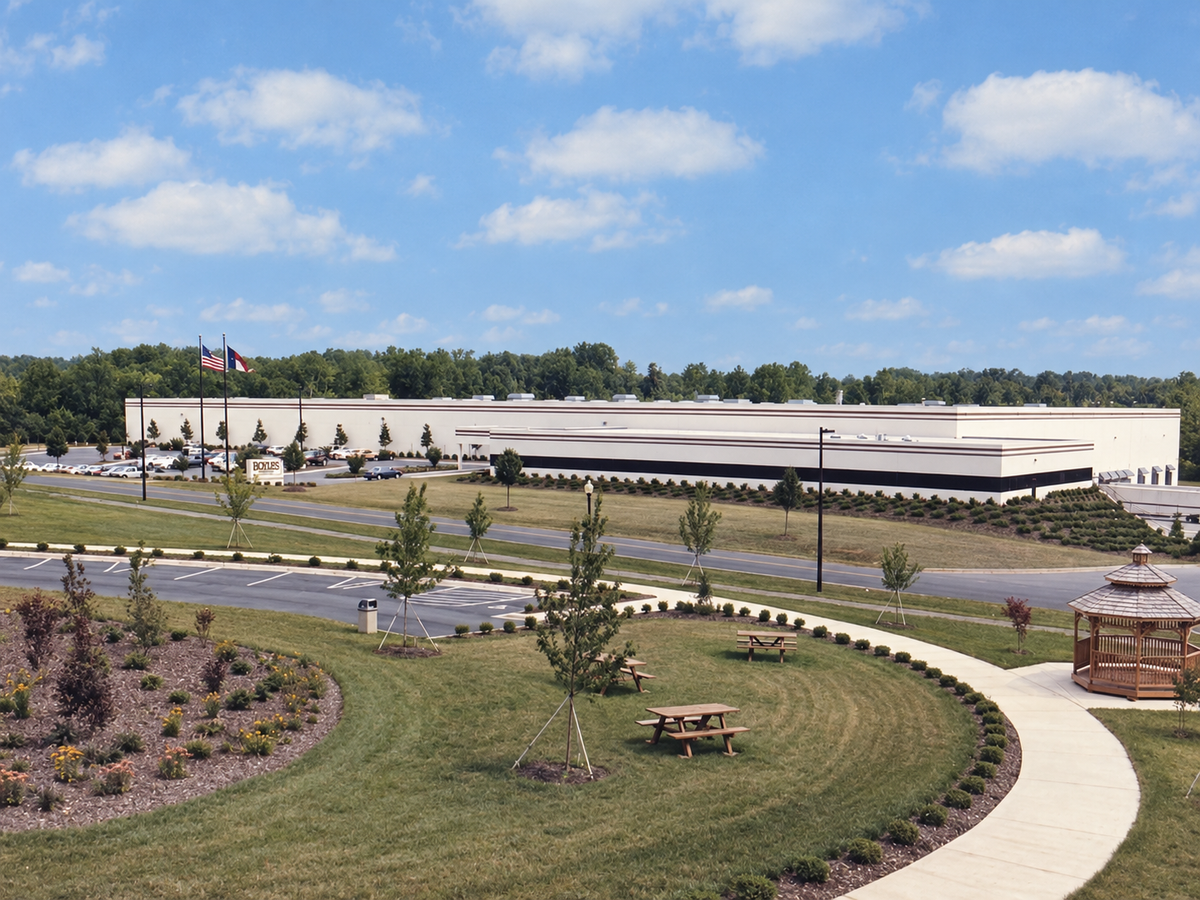 Archival view of the Boyles distribution center