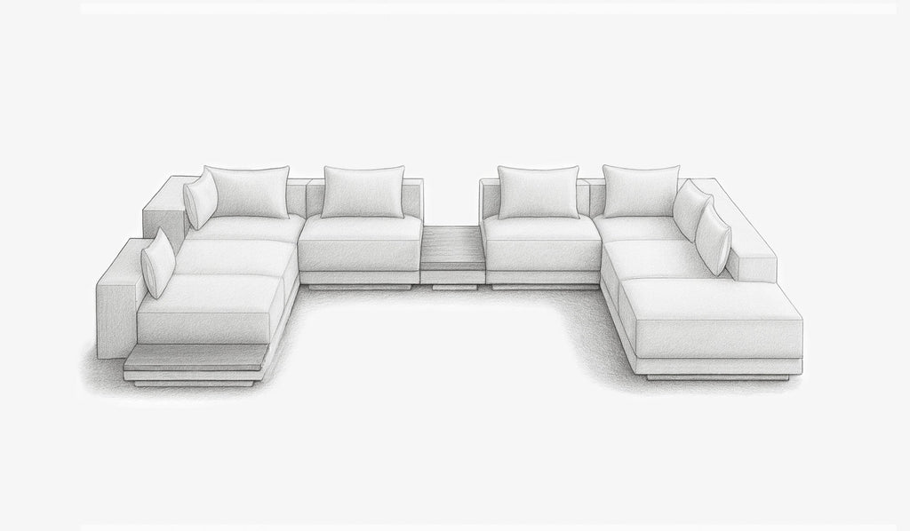 Napoli 15— Ottoman B (2), Block Table Mid (2), Armless (2), Corner (Copy) (Copy) (Copy) (Copy) (Copy) - HENDRICKS