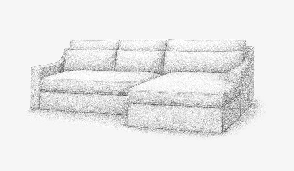 SECTIONAL SOFA_204 - FRONTANGLE - HENDRICKS