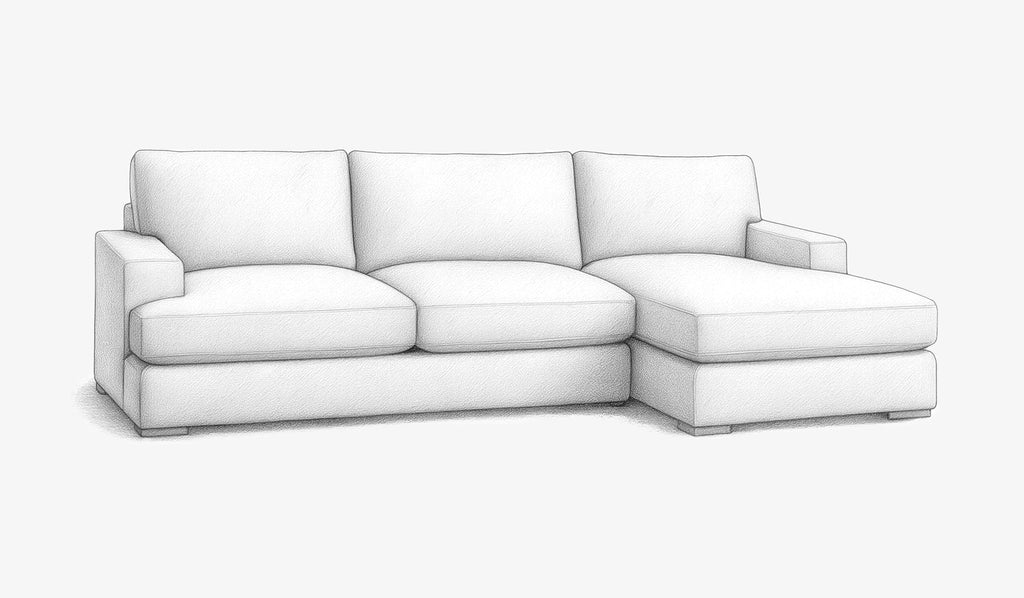 SECTIONAL SOFA_205 - FRONTANGLE - HENDRICKS