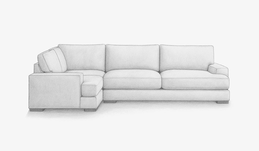 SECTIONAL SOFA_234 - FRONTANGLE - HENDRICKS
