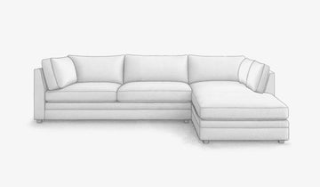 SECTIONAL SOFA_235 - FRONTANGLE - HENDRICKS