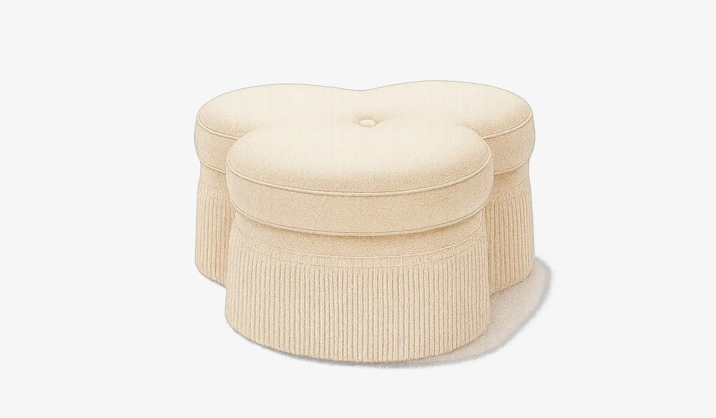 Trefoil Ottoman - HENDRICKS