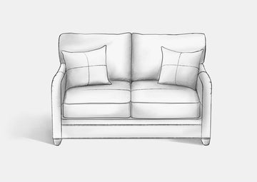 English Arm Loveseat - HENDRICKS