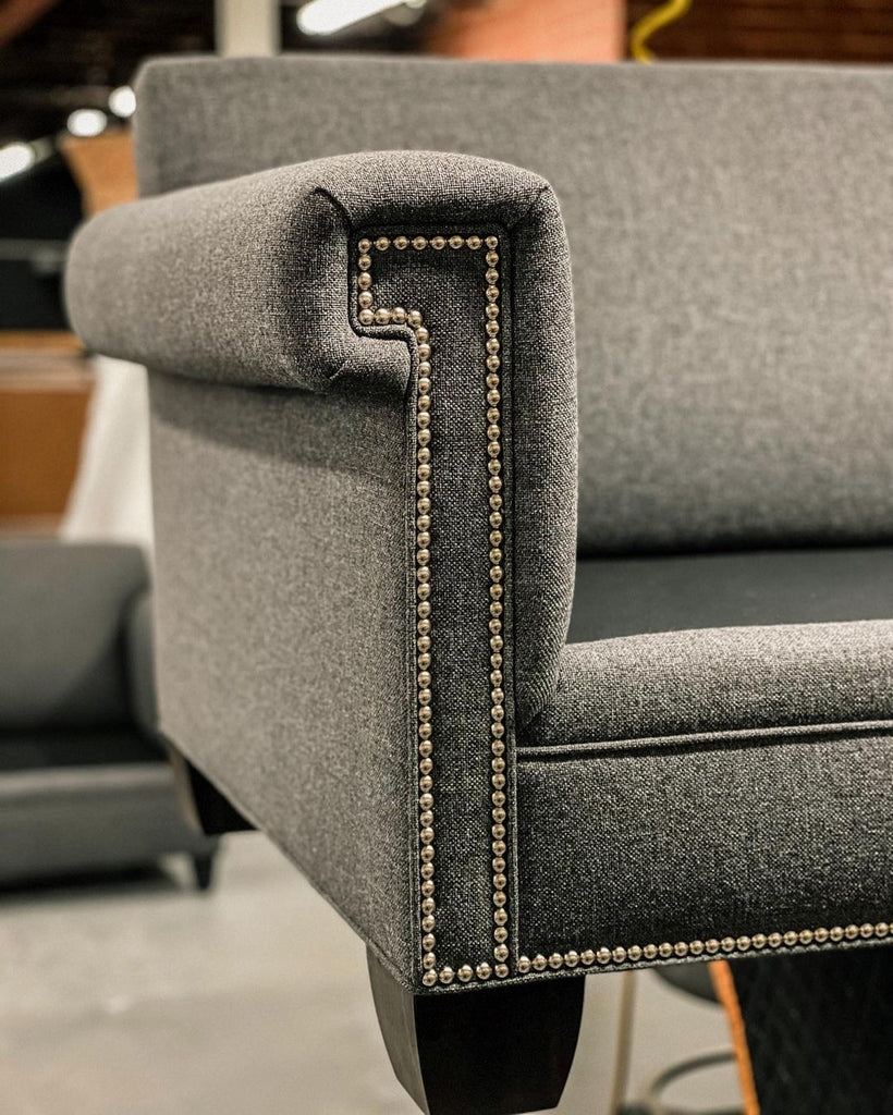 Greek Key Arm U Sofa - HENDRICKS