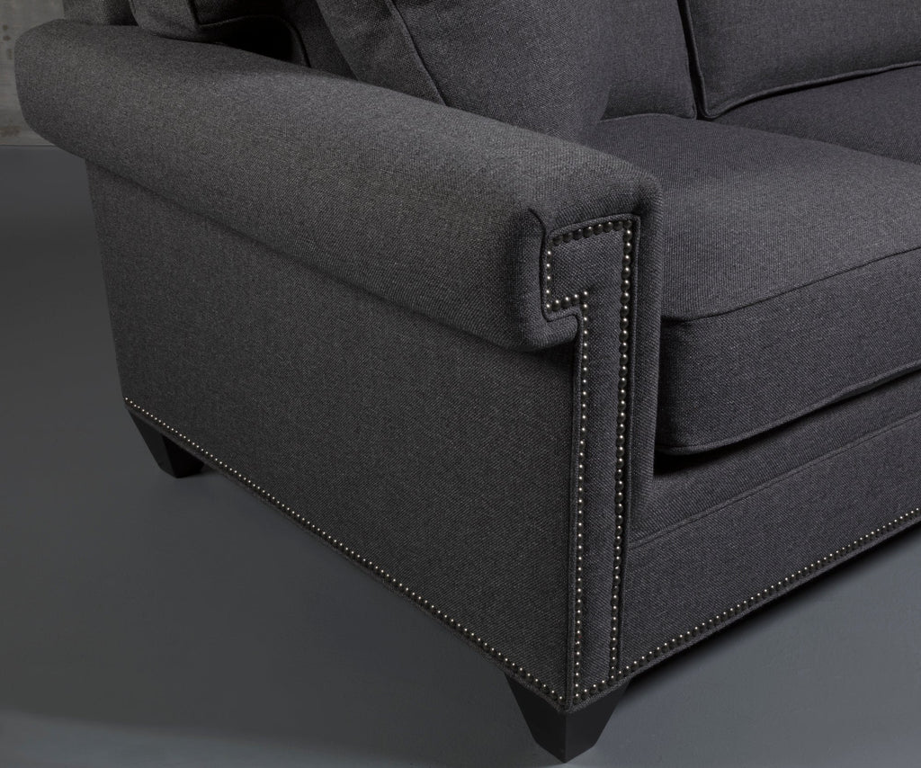 Greek Key Arm U Sofa - HENDRICKS