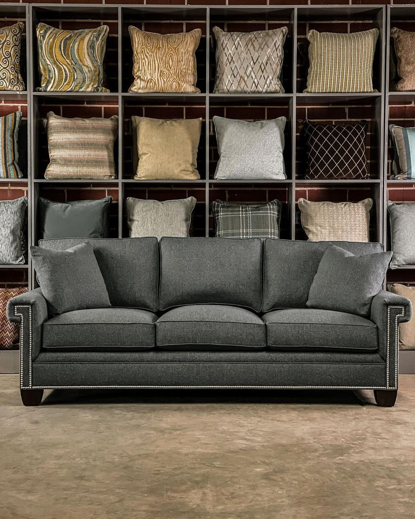 Greek Key Arm U Sofa - HENDRICKS