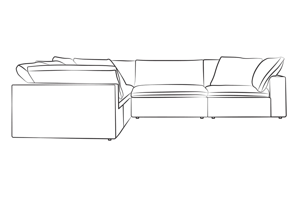 L Sectional (5pc) - HENDRICKS