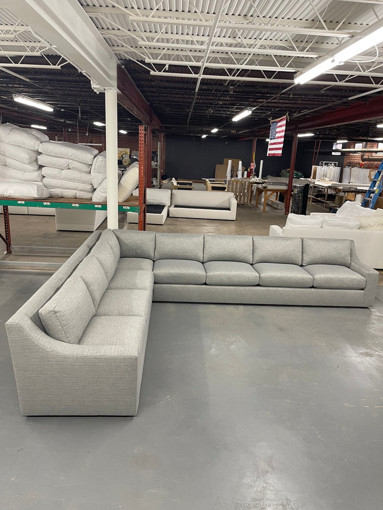 Slope Arm Extended L Sectional w/ Chaise - HENDRICKS